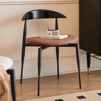 יהירות משענת סלון כסאות אוכל גבוהים מודרני קל משקל מעצב כסאות אוכל הלבשה Silla Comedor ריהוט הבית YX50DC