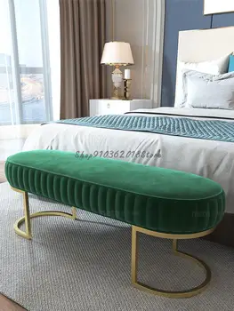 אמריקאי במיטה צואה אור יוקרה המיטה סוף צואה השינה ספה צואה המיטה סוף קטנה מיטת ספה ספסל פשוטים, מיטה מול מיטה הדום