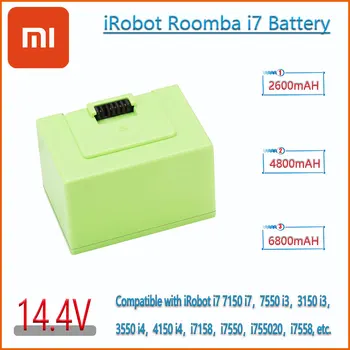 6800mAh 14.4 V i7 החלפת הסוללה על iRobot Roomba e ואני סדרת i7+ e5 7150 7550 i3 3150 i3+ 3550 i4 4150 i4+ 4624864