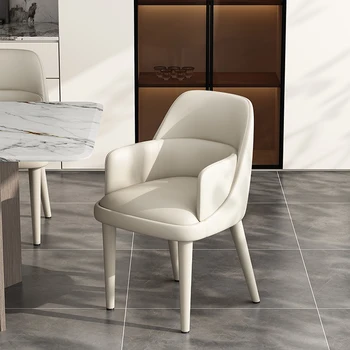 מסיבה נורדי מבטא כסאות אוכל מרגיע מודרני קומה משקל האוכל כיסאות ארגונומיים Silla Comedor ריהוט הבית YX50DC