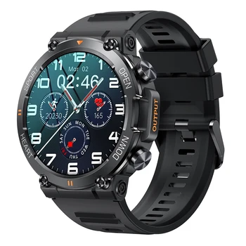 K56PRO גברים Smartwatch כושר גשש ספורט שעון חכם קצב לב צג לחץ דם ב-Bluetooth תואם 5.0 לקרוא