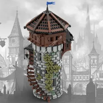 2222PCS MOC ימי הביניים מודול מגדל הטירה אבני הבניין טכנולוגיה לבנים יצירתי מודל DIY הרכבה אוסף צעצועים חג המולד מתנת