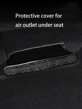 נירוסטה מתחת למושב לשקע אוויר כיסוי מגן עבור הונדה CRV 2023 הפנים המכונית אביזרים