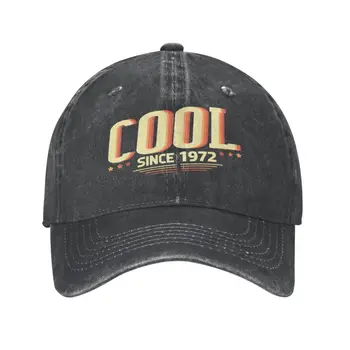 אישית כותנה מגניב מאז 1972 מהדורה מוגבלת כובע היפ הופ גברים נשים מתכוונן יום הולדת 50 לאבא כובע סתיו