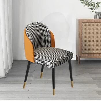 מעצב נורדי האוכל כיסא, שידה המשרד יוקרה מניקור השינה גן האוכל כיסא רך סלון יופי Stoel רהיטים YY50DC