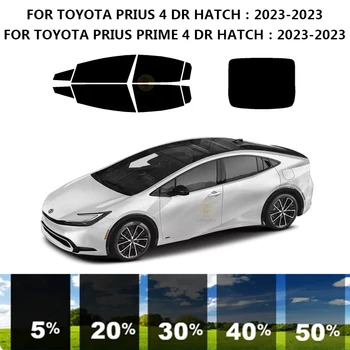 Precut nanoceramics המכונית UV גוון חלון ערכת רכב חלון סרט טויוטה פריוס פריים 4 ד 