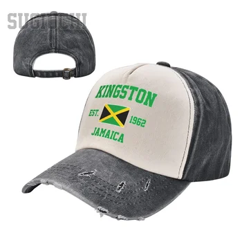 לשני המינים כובע בייסבול ג ' מייקה EST.1962 קינגסטון הבירה גברים, נשים, וינטאג', כובעים שטף כותנה משאית מתנה