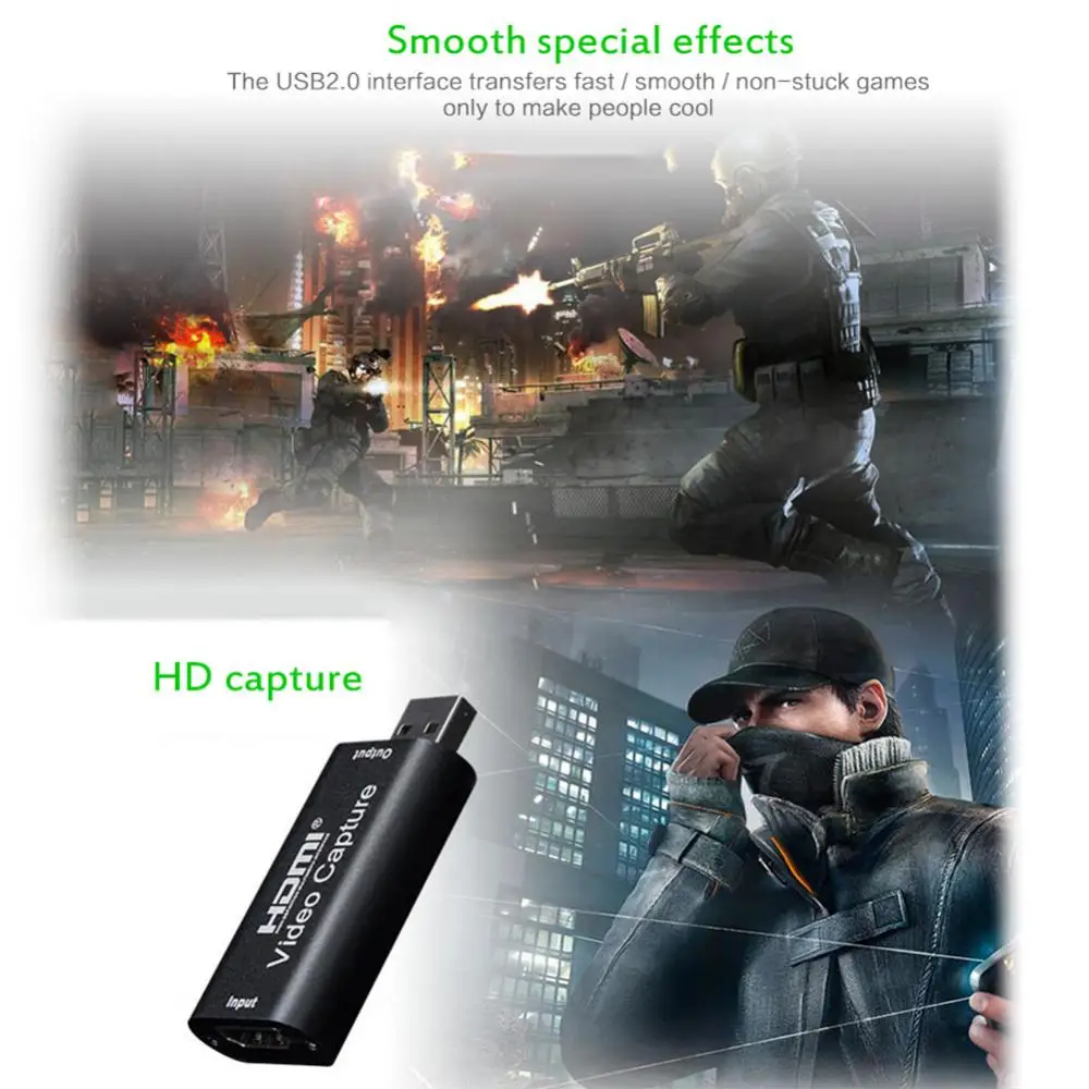 1~5PCS אודיו כרטיס לכידת וידאו 4K 1080P HDMI תואם USB 3.0 שיא DSLR מצלמת Action Cam למשחקים זרימה4