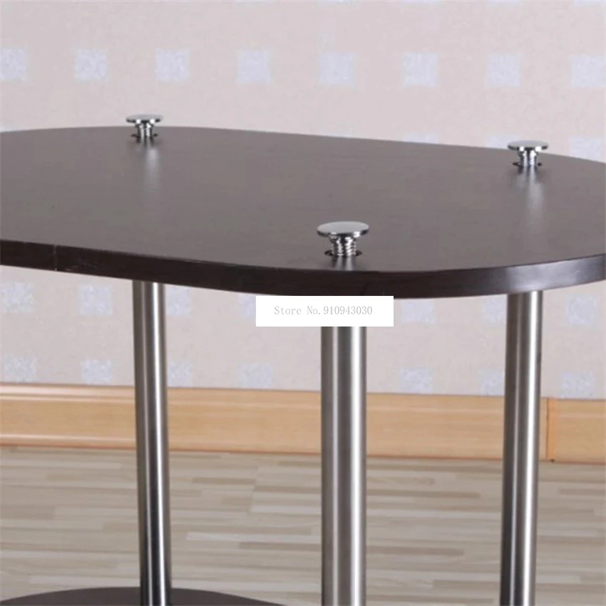 3. השכבה המודרנית מטלטלין צורת אליפסה תה שולחן עם גלגל עיצוב הסלון, חדר השינה ספה לצד פינת שולחן נמוך עם שטח אחסון1