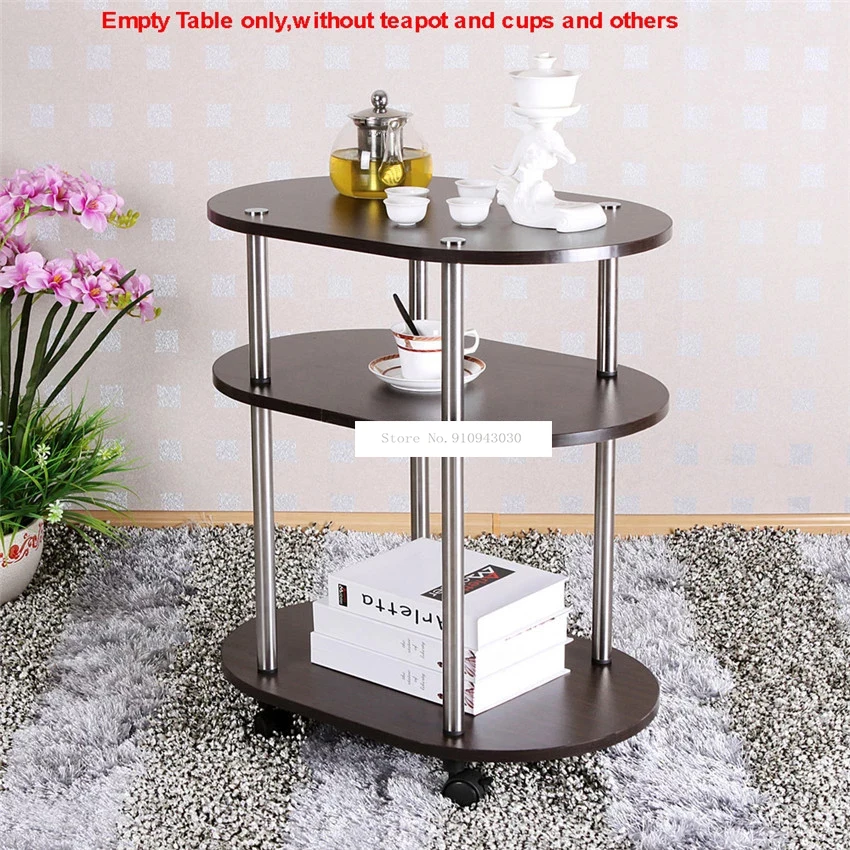 3. השכבה המודרנית מטלטלין צורת אליפסה תה שולחן עם גלגל עיצוב הסלון, חדר השינה ספה לצד פינת שולחן נמוך עם שטח אחסון5