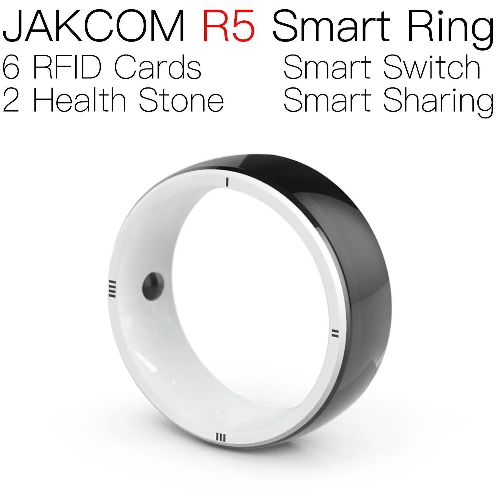 JAKCOM R5 חכם טבעת הגעה חדשה כמו פסיבית די nfc מדבקה uid אופי rfid תג פלסטיק עמיד למים plaiyg כרטיס0