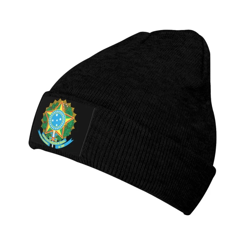 ברזיל כסמל לאומי. בונט כובעים ברחוב סריגה כובע על גברים, נשים, חורף חם ברזילאי מפת ודגל Skullies כובעים כובעים1