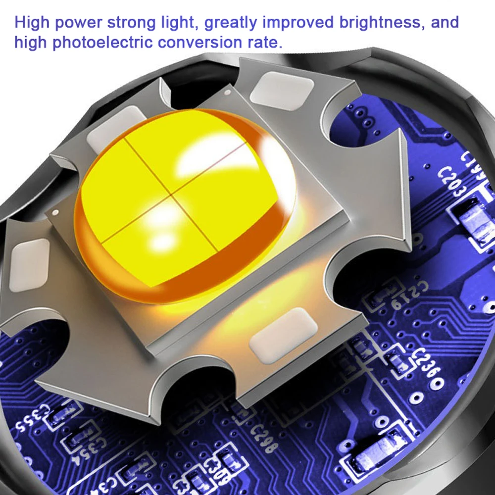 חיצונית אנרגיה סולארית מנורת מתח גבוה רב מצבים המנורה נטענת USB עמיד למים, פנס צד אור אור חירום הכלי1