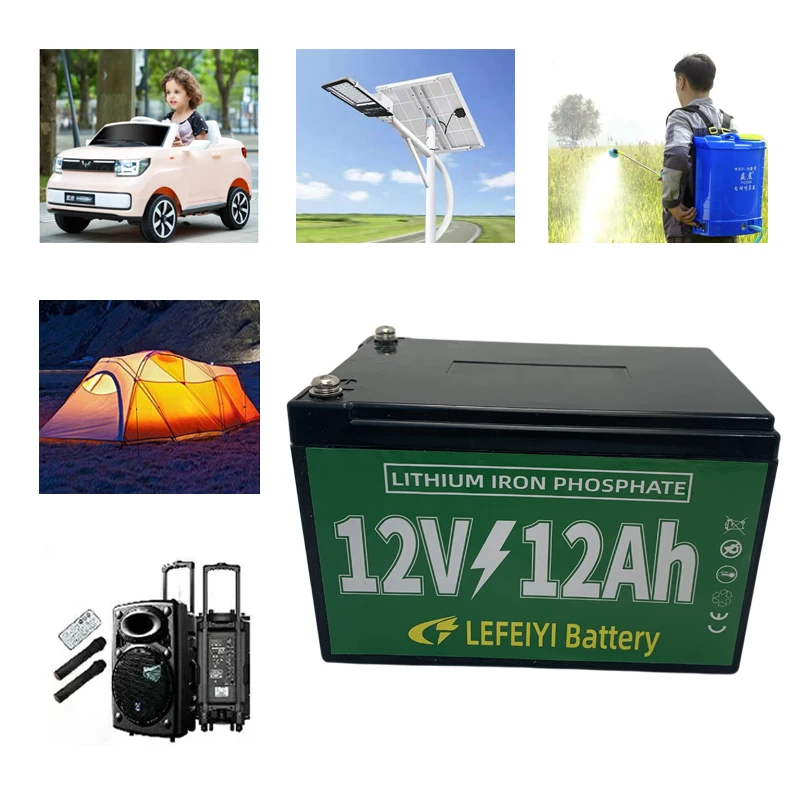 ליתיום סוללה 12V 12Ah עבור מרסס חשמלי, צעצוע של ילדים, מכונית סולארית תאורת רחוב, תאורת חירום andother קטן equ3