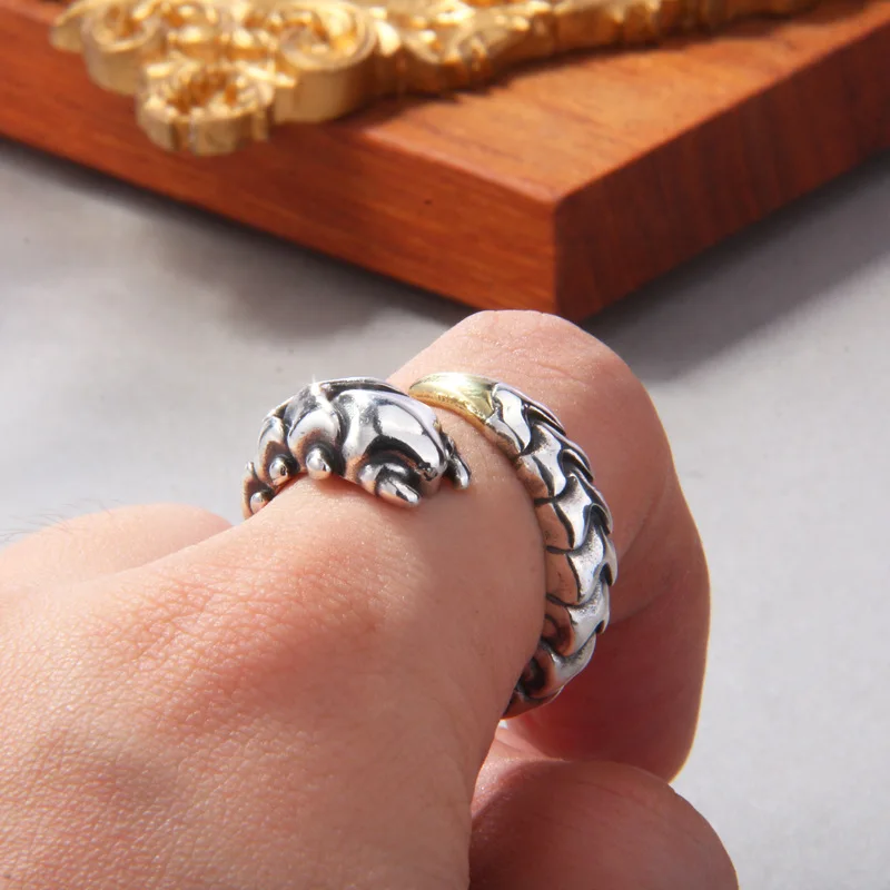 מתכוונן אמיתי טבעת כסף סטרלינג 925 זר Zerg שבט מותג היוקרה תכשיטי יוקרה אישה גברים 2023 חדש פריטים משלוח חינם R431