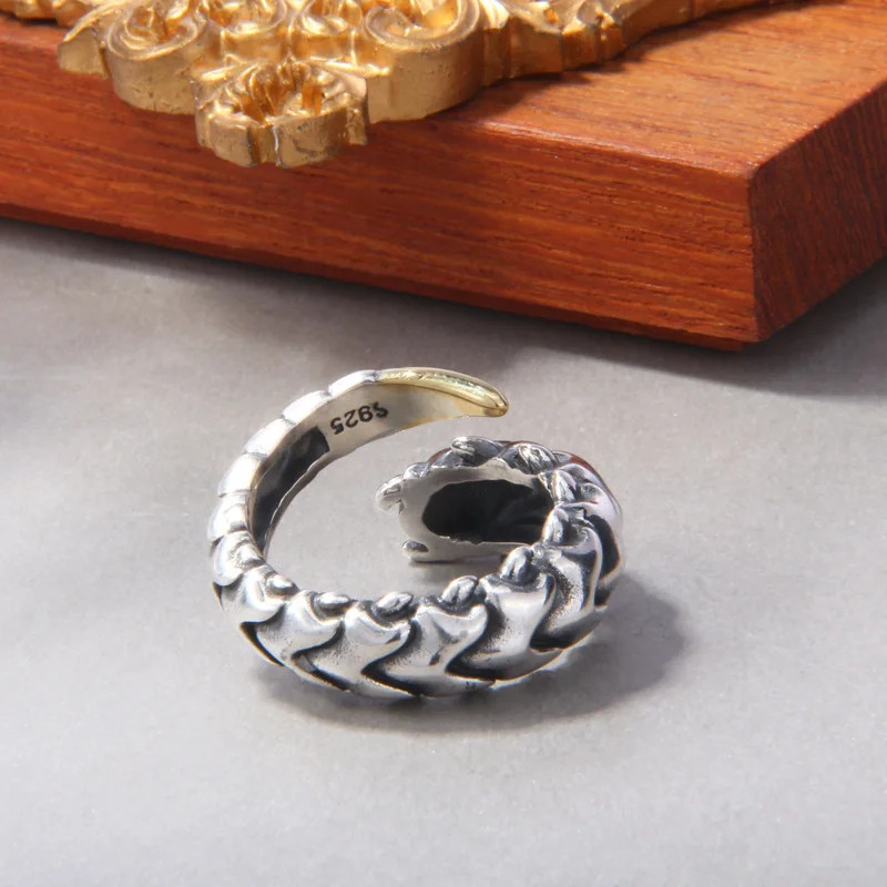 מתכוונן אמיתי טבעת כסף סטרלינג 925 זר Zerg שבט מותג היוקרה תכשיטי יוקרה אישה גברים 2023 חדש פריטים משלוח חינם R433