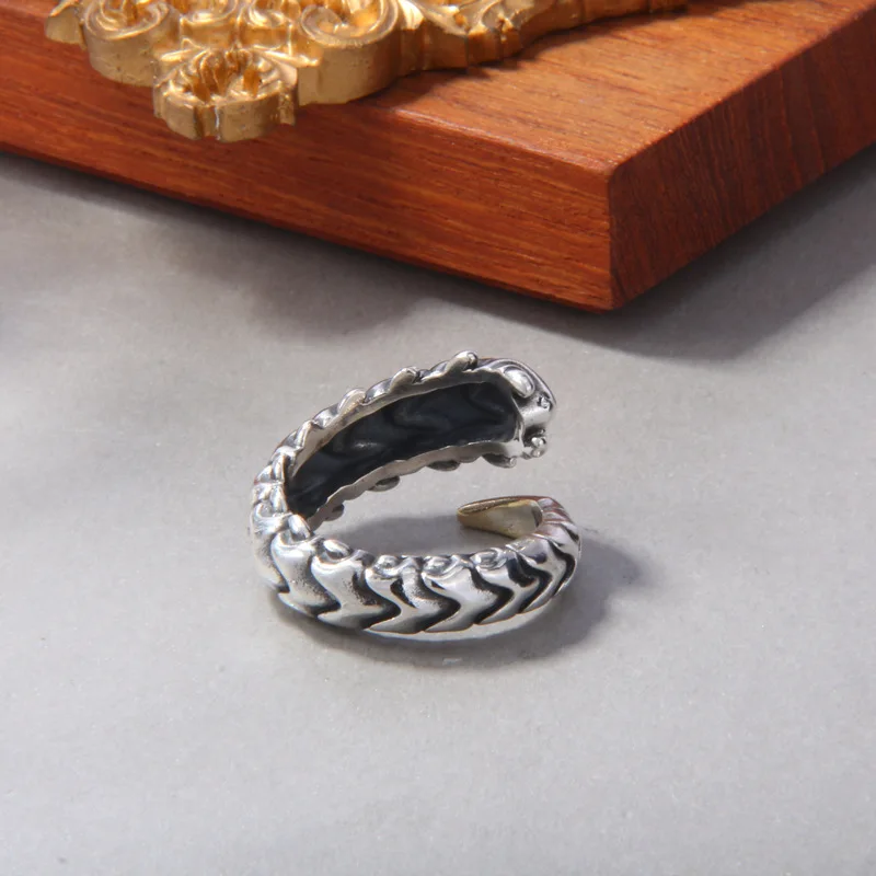 מתכוונן אמיתי טבעת כסף סטרלינג 925 זר Zerg שבט מותג היוקרה תכשיטי יוקרה אישה גברים 2023 חדש פריטים משלוח חינם R434