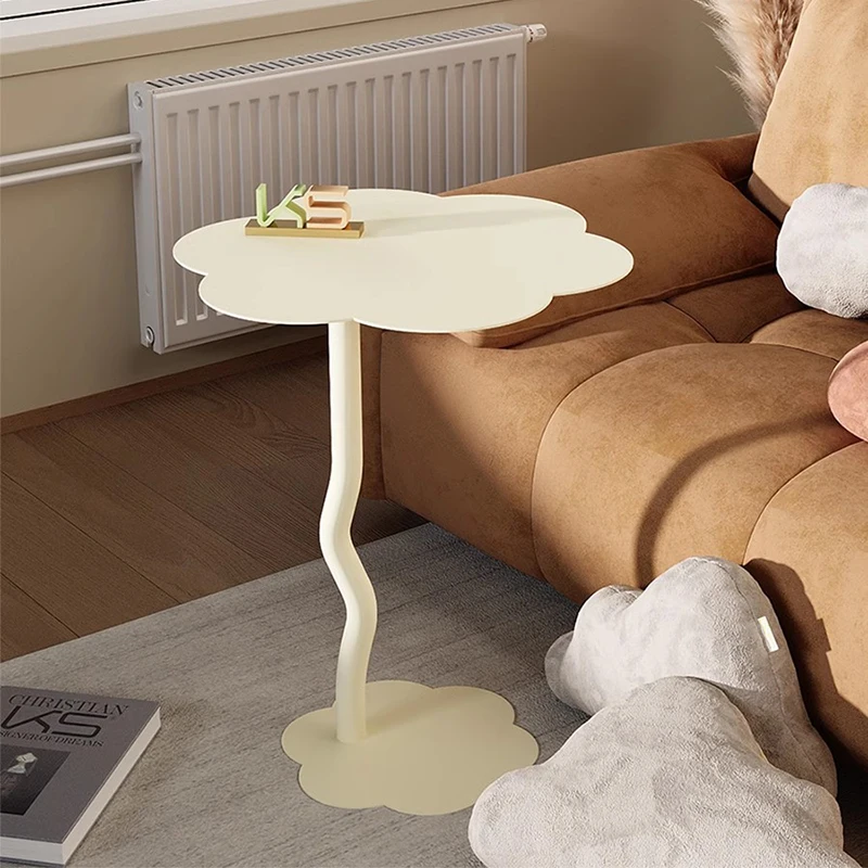 מתכת מעצב שולחן צד מגש נורדי איטלקי עגול שולחן קפה מינימליסטי קומה Tavolino דה Salotto קישוט אביזרים0