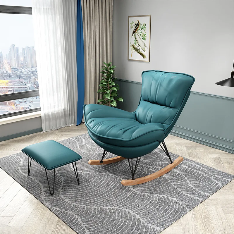 מתקדם בסלון ספה בסגנון נורדי עצלן פנאי כסא נדנדה כורסה אור יוקרה כורסא בבית רהיטים WXHYH1