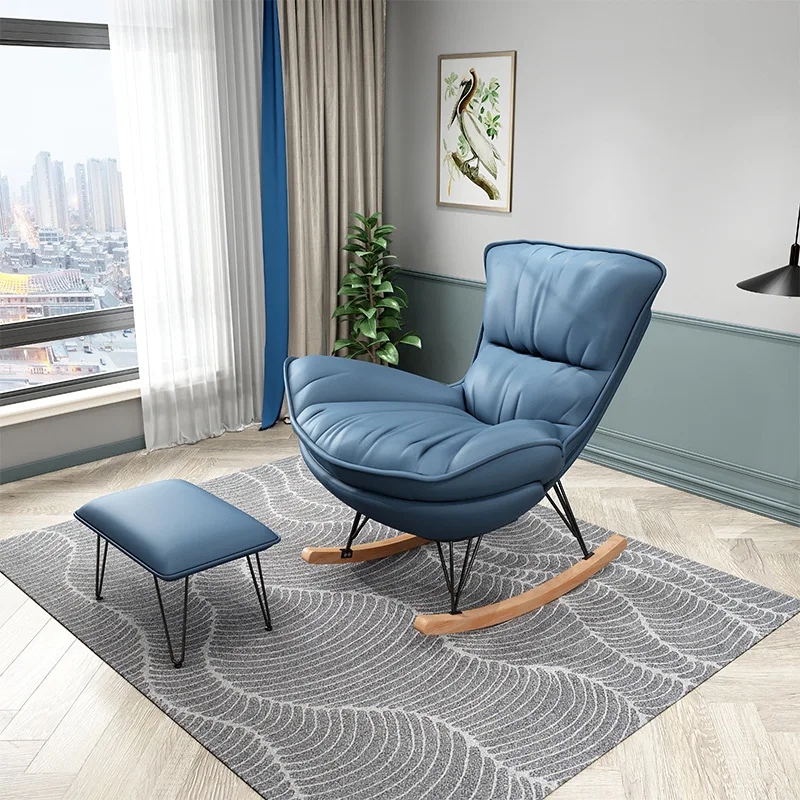 מתקדם בסלון ספה בסגנון נורדי עצלן פנאי כסא נדנדה כורסה אור יוקרה כורסא בבית רהיטים WXHYH4