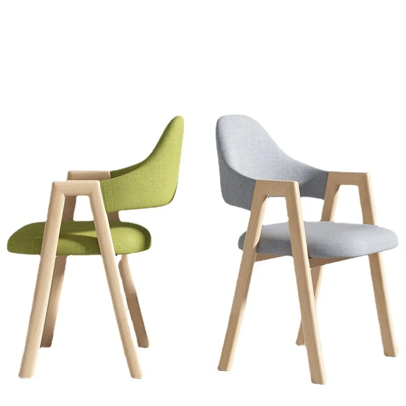 נורדי אור יוקרה כיסא רך משק מודרני כורסאות הסלון מזדמן פשוט משענת הכיסא מינימליסטי האוכל הכיסא0