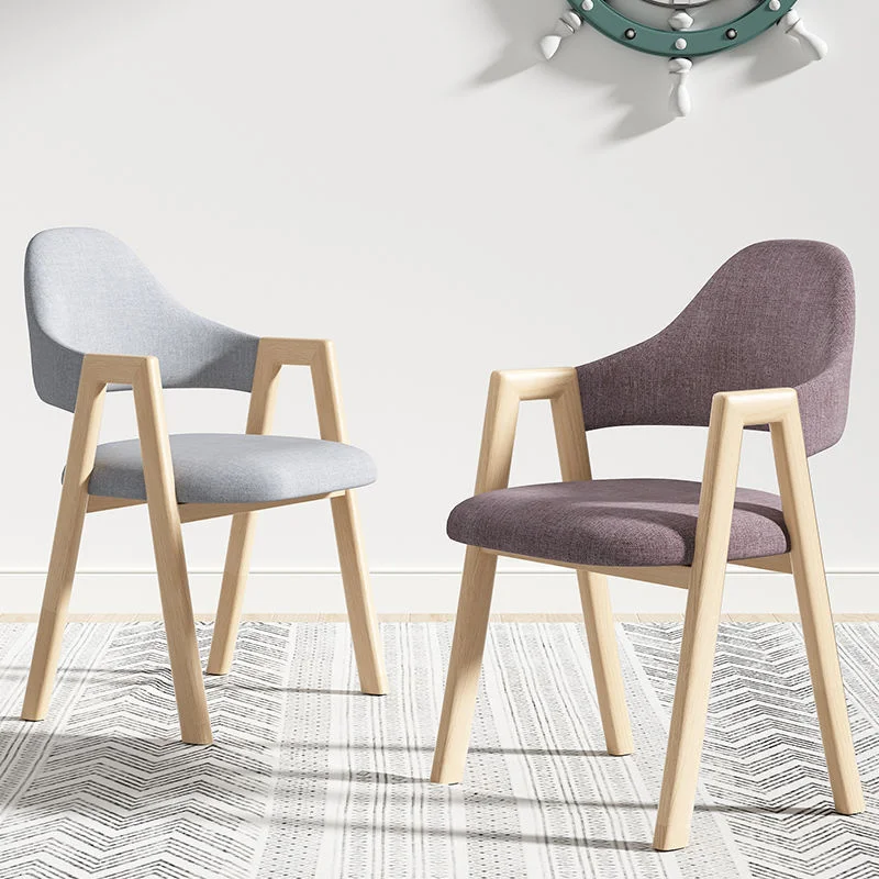 נורדי אור יוקרה כיסא רך משק מודרני כורסאות הסלון מזדמן פשוט משענת הכיסא מינימליסטי האוכל הכיסא3