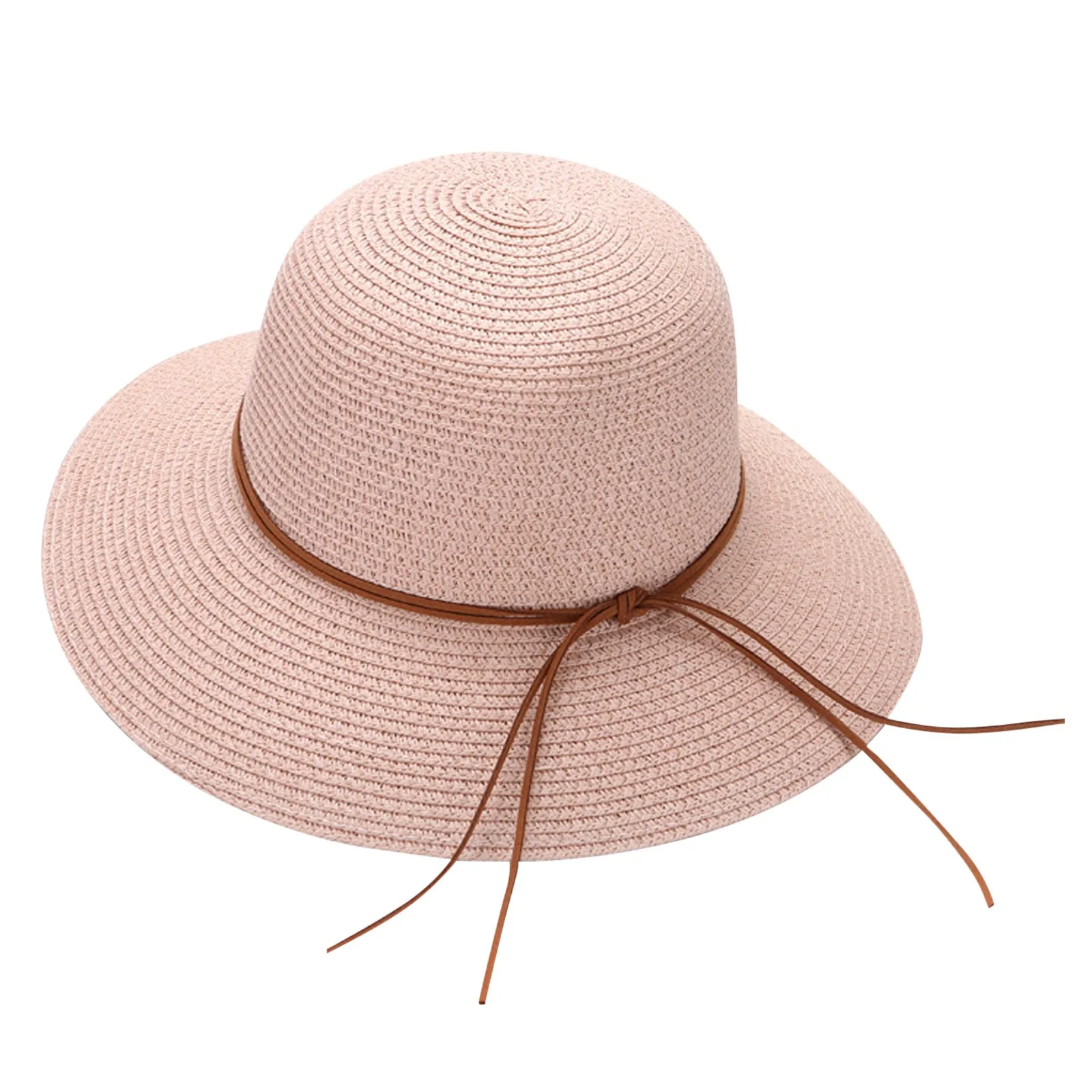 נשים קיץ רחב כובע קש חוף מתקפל שמש כובעים רפוי להפשיל סאן קאפ UPF 50+ כובעי בייסבול החוף כובעים גברים5