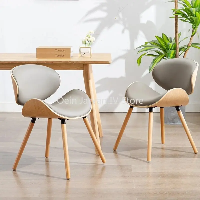 עיצוב מינימליסטי כסאות אוכל עץ יוקרה משק מודרני כסאות אוכל בחוץ Sillas De Comedor מרפסת ריהוט WZ50DC2